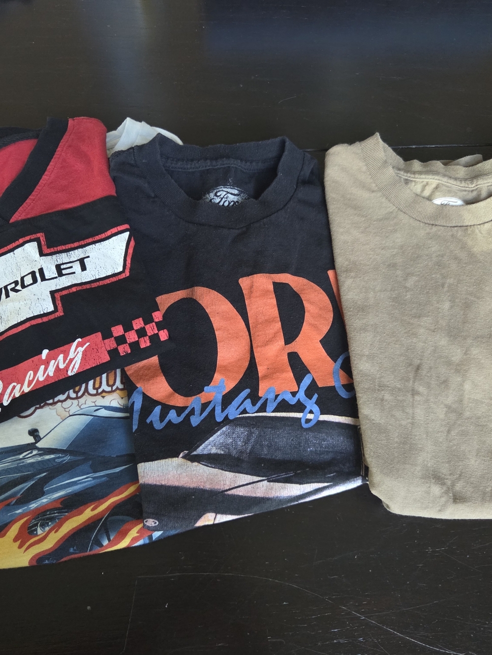 Ford Mustang, Bronco, Chevey,Graphic Short-Sleeve Tee, Racing Shirt.